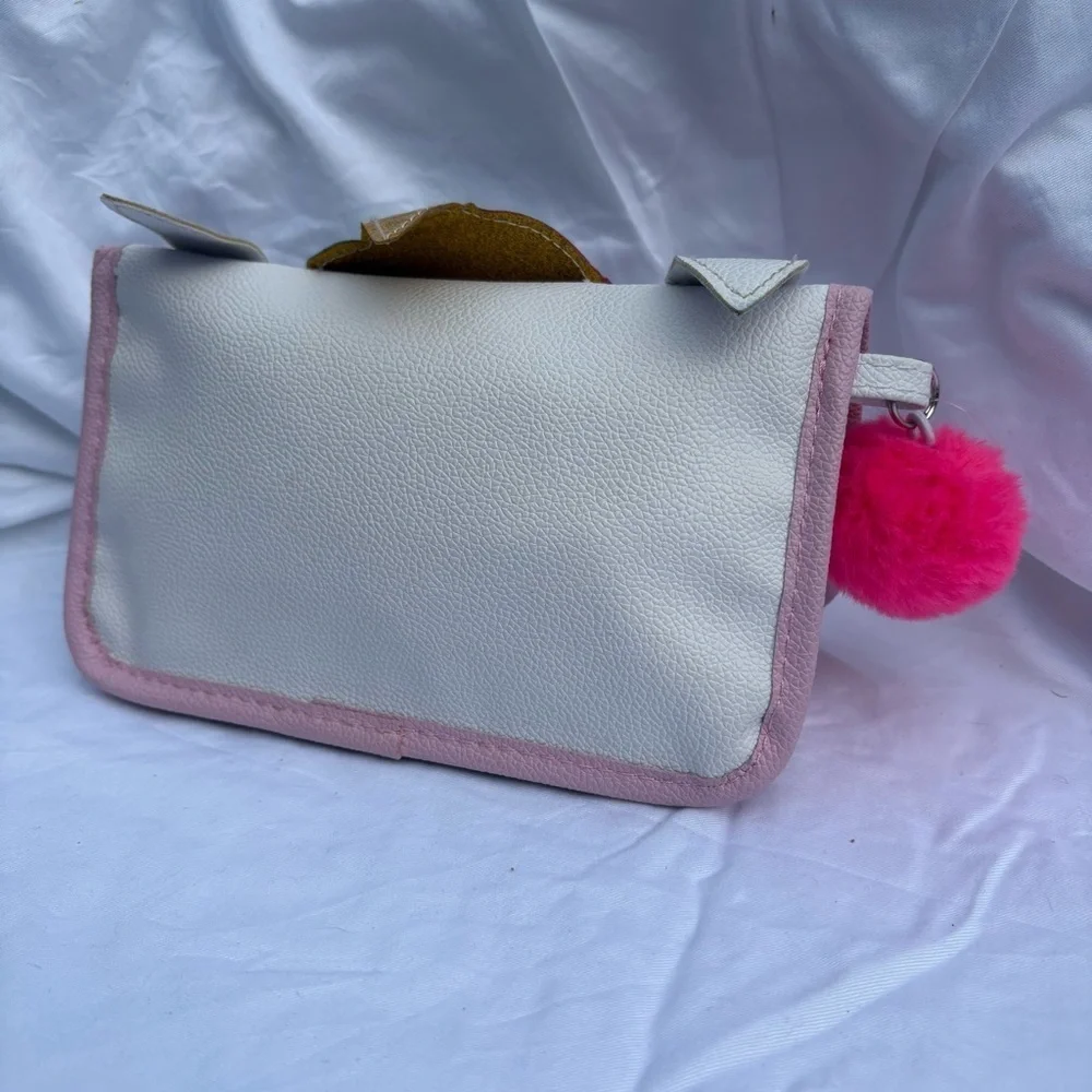 Charming White and Pink Unicorn Bag